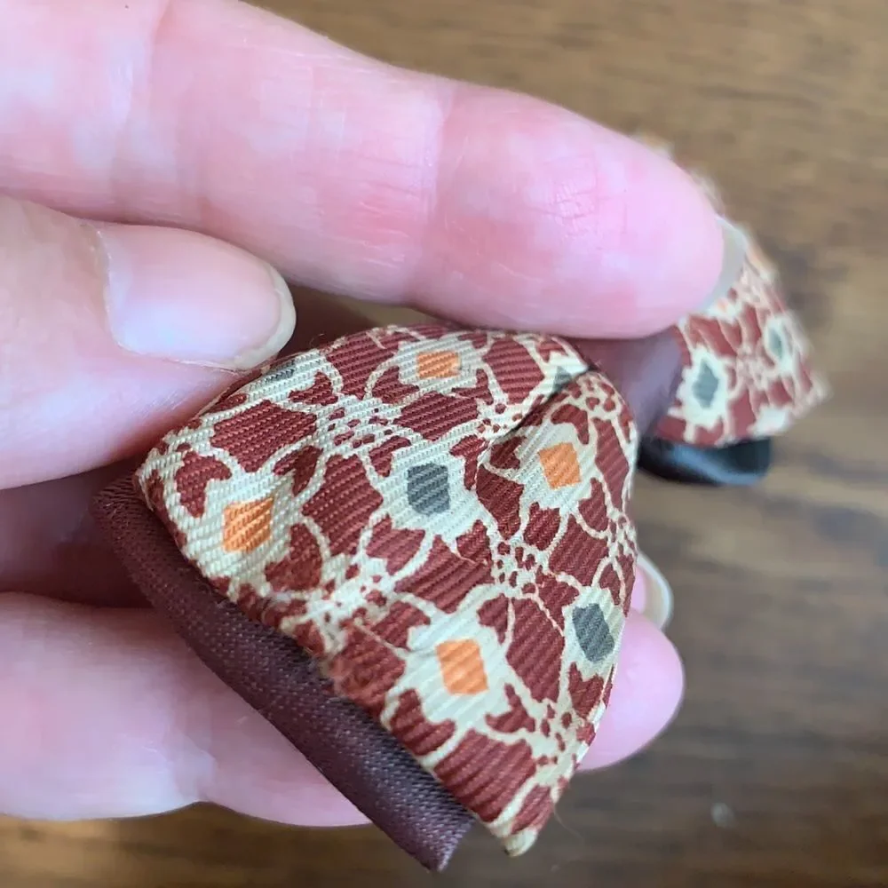 Vtg 50s/60s little‎ boys clip on bow tie